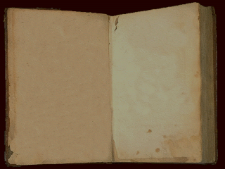 Open book with nothing written in it