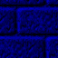 Blue bricks moving diagonally
