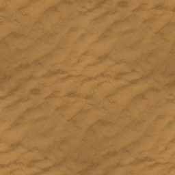Sand with waves formed by wind