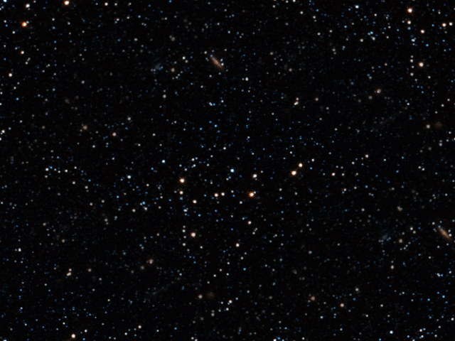 Night sky with many stars