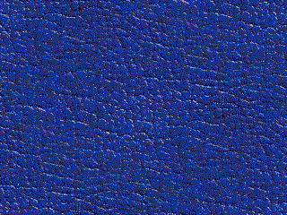 Blue artificial leather